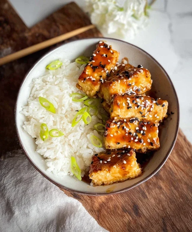 Honey Garlic Tofu