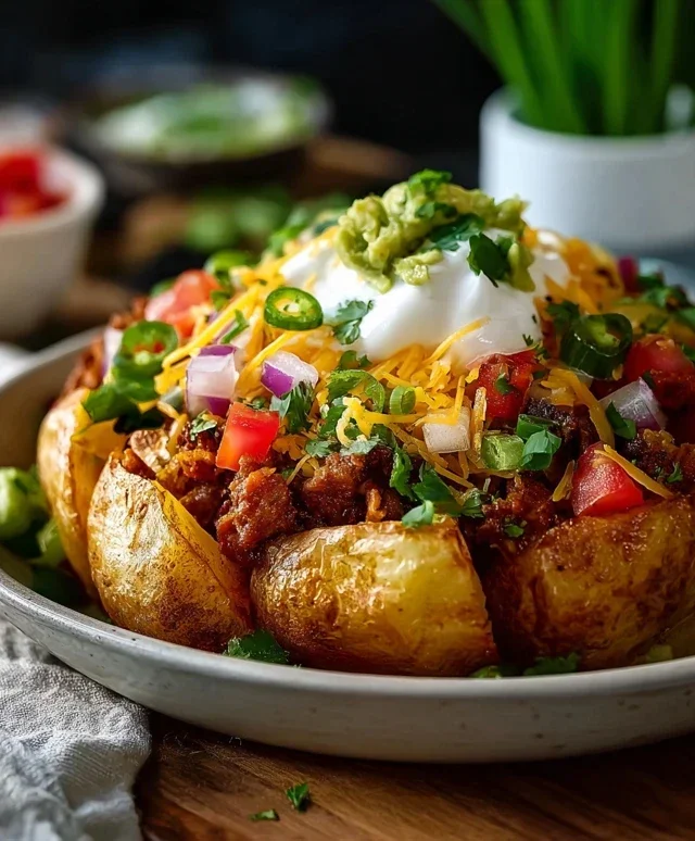 Loaded Potato Taco Bowl