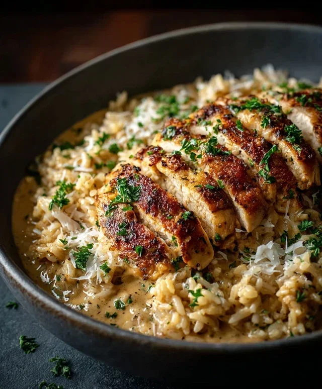 High Protein Creamy Cajun Chicken Rice
