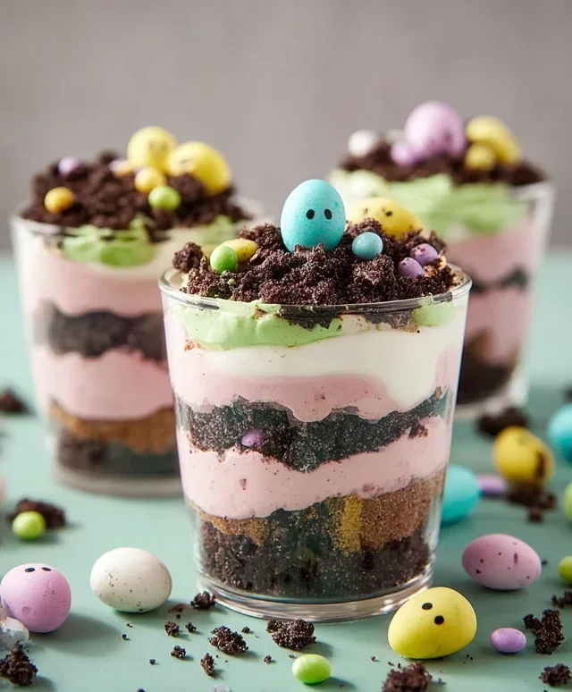 Easter Dirt Cups