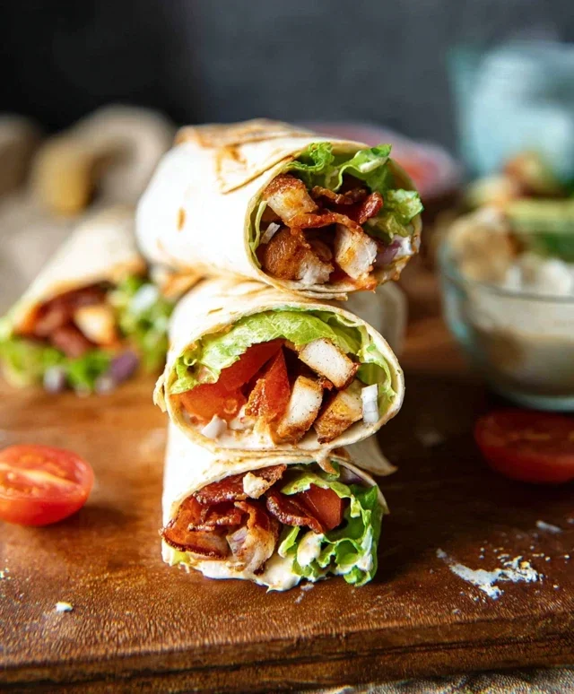 Crispy Chicken Beef Beef Bacon Ranch Wrap