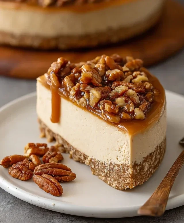 Pecan Caramel Cheesecake