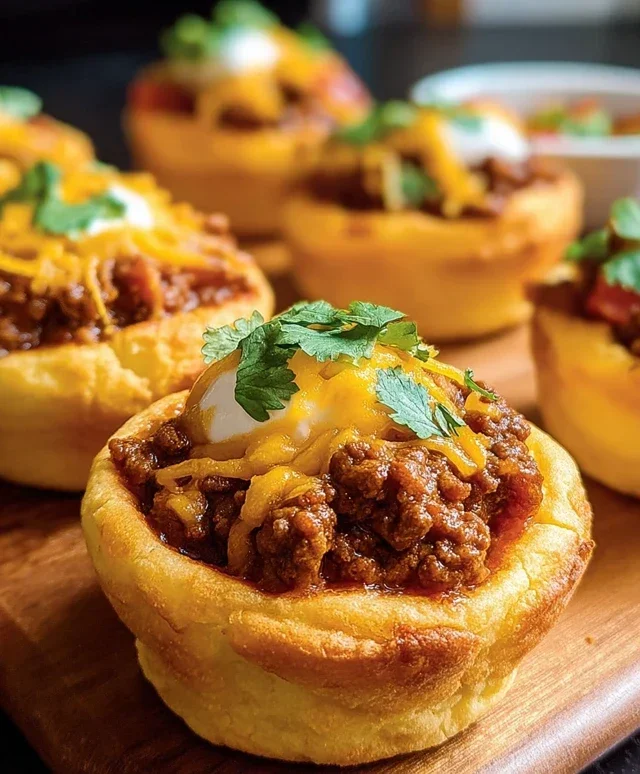 Taco Biscuit Cups