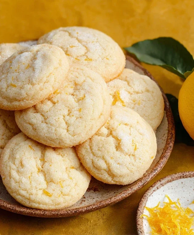 Soft & Chewy Lemon Cookies