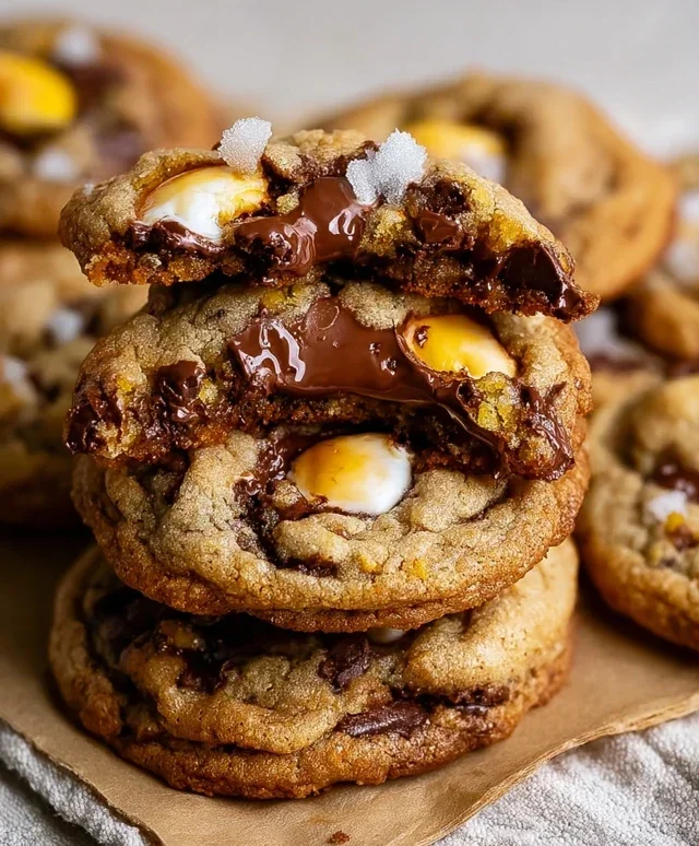 Brown Butter Cadbury Egg Cookies