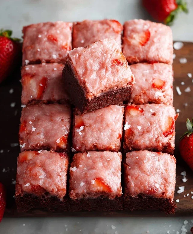 Strawberry Brownies