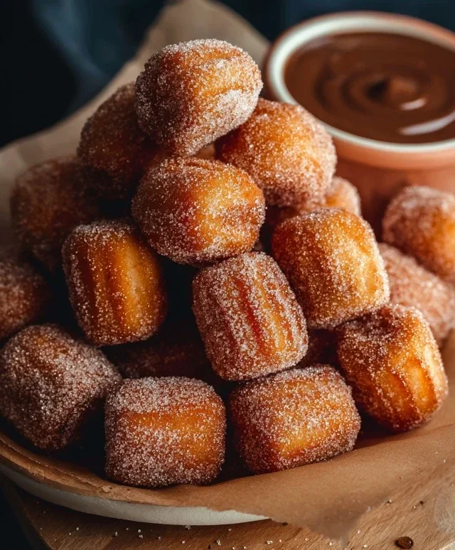 Sweet Air Fryer Churro Bites Recipe