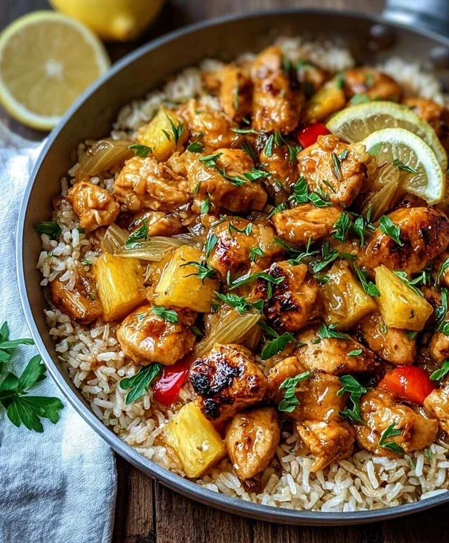 Pineapple Chicken and Rice