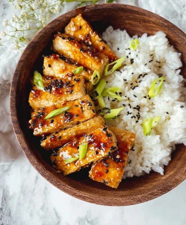 Honey Garlic Tofu