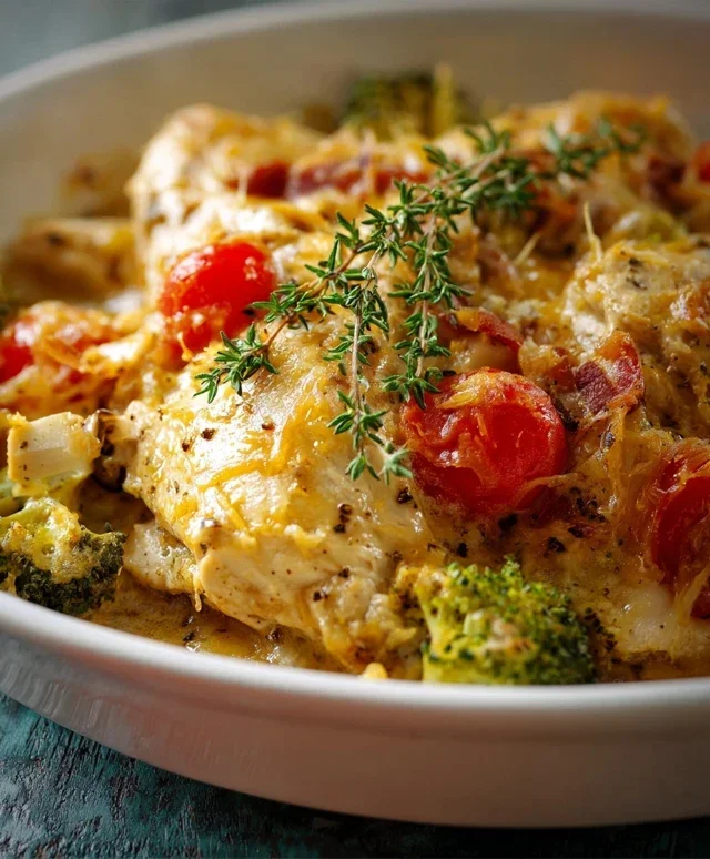 Easy Low Carb Chicken Casserole