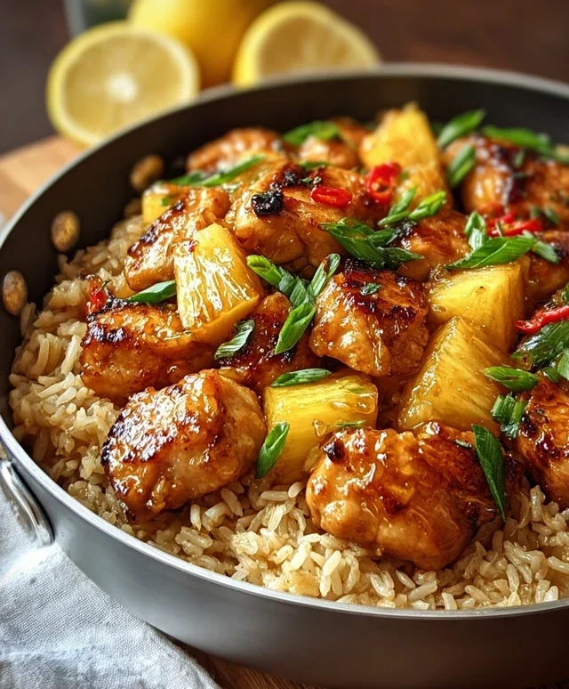 Pineapple Chicken and Rice