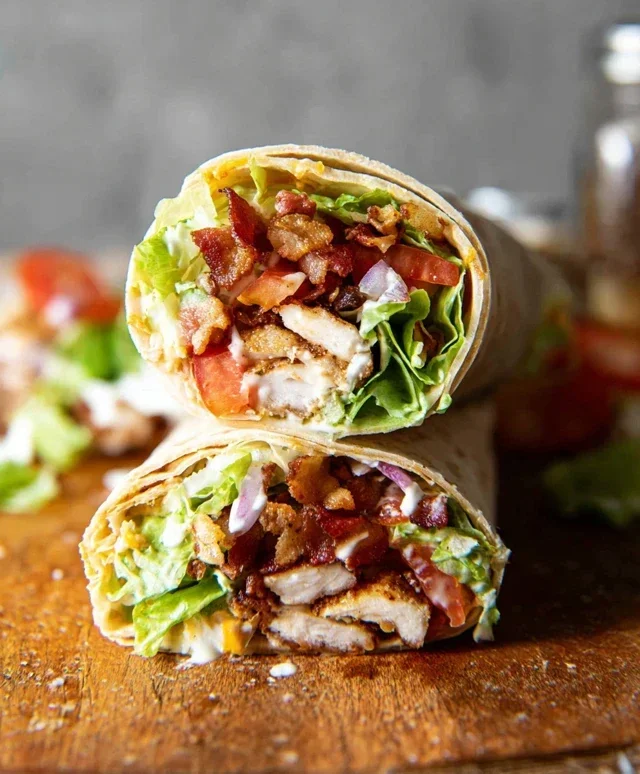 Crispy Chicken Beef Beef Bacon Ranch Wrap