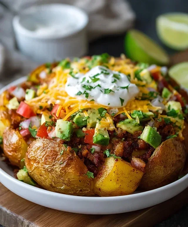 Loaded Potato Taco Bowl