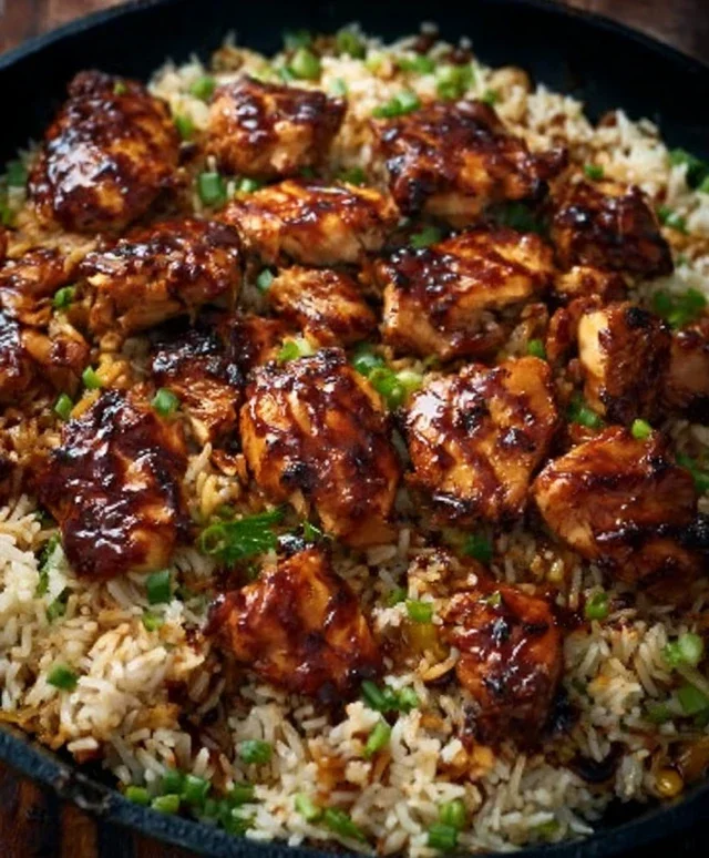 One-Pan Bold Honey BBQ Chicken Rice