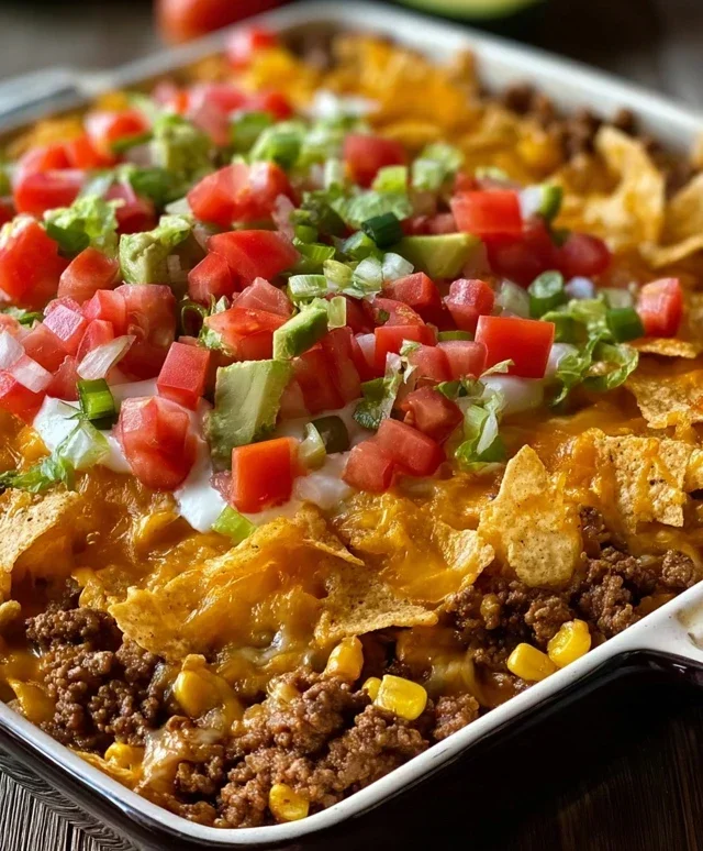 Walking Taco Casserole