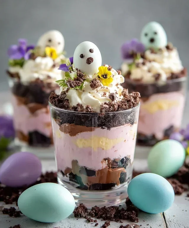 Easter Dirt Cups