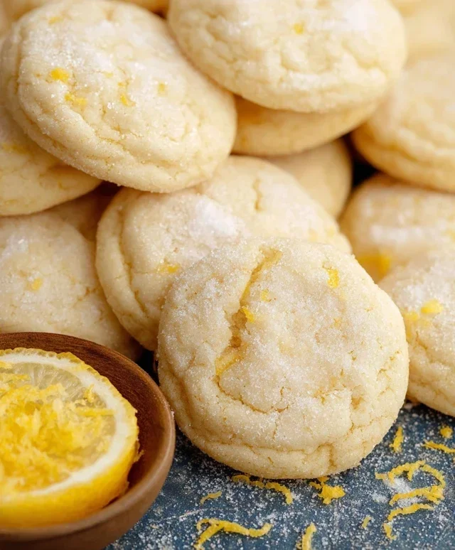 Soft & Chewy Lemon Cookies