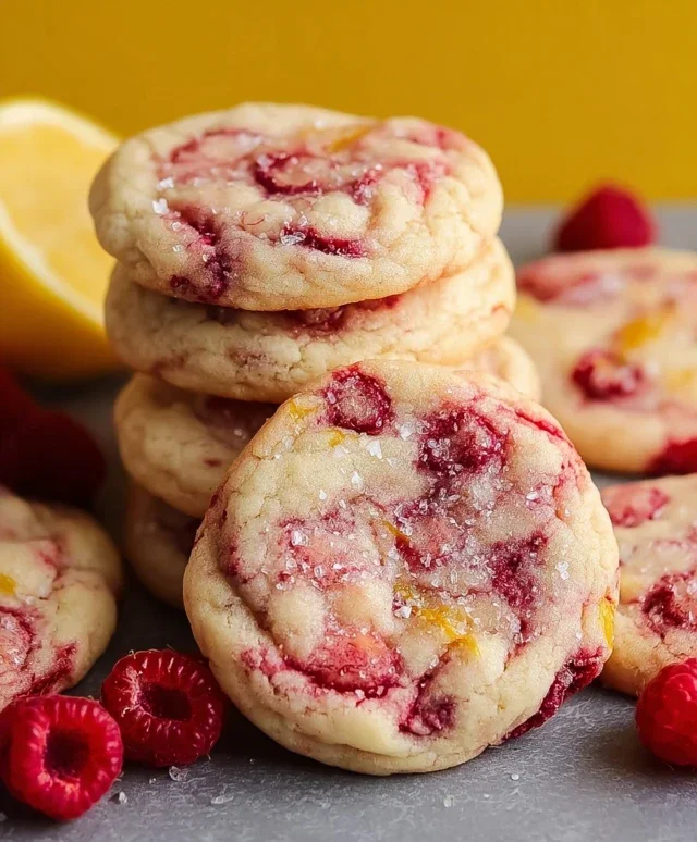 Lemon Raspberry Cookies