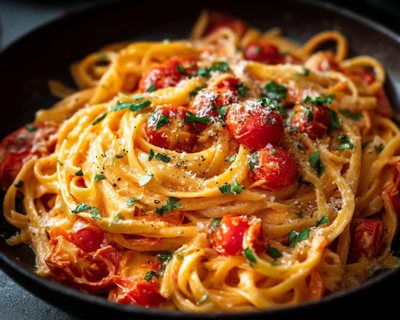 Easy One Pot Creamy Tomato Pasta