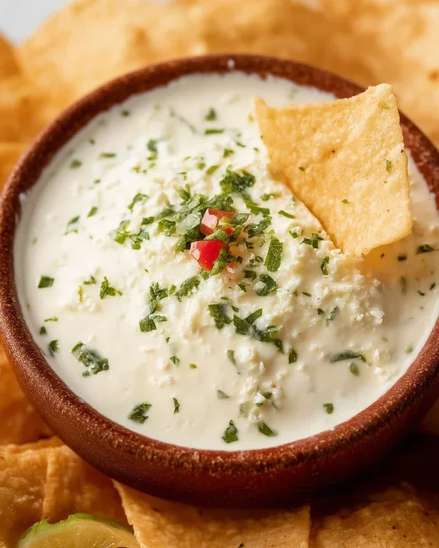 Best Mexican White Cheese Dip