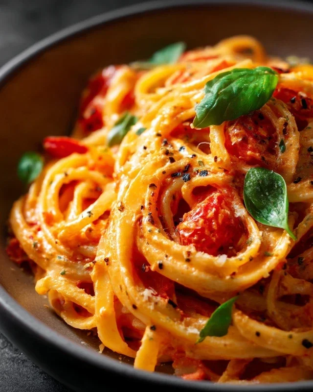 Easy One Pot Creamy Tomato Pasta
