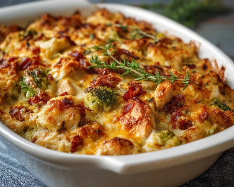 Easy Low Carb Chicken Casserole