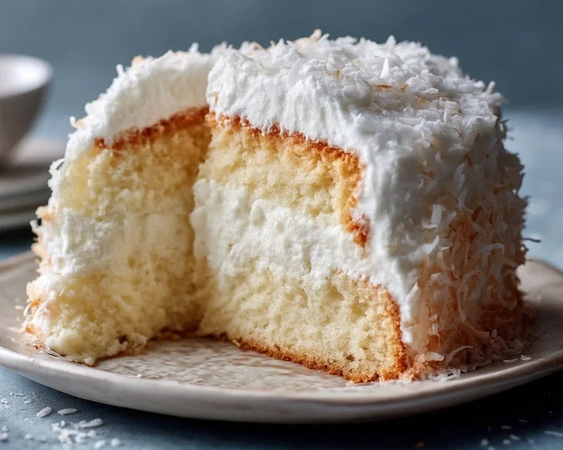 Sticky Coconut Cake