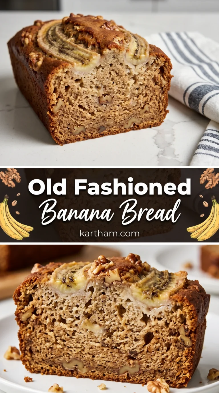 Old Fashioned Banana Bread
