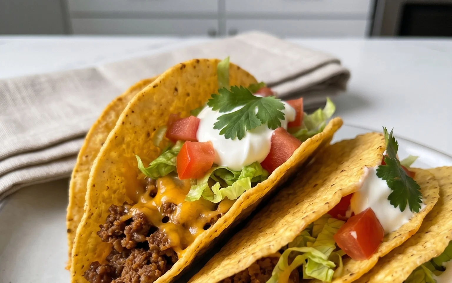 Crispy Ground Beef Tacos