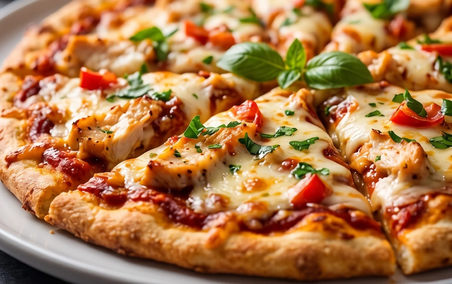 Chicken Crust Pizza (Low Carb + High Protein