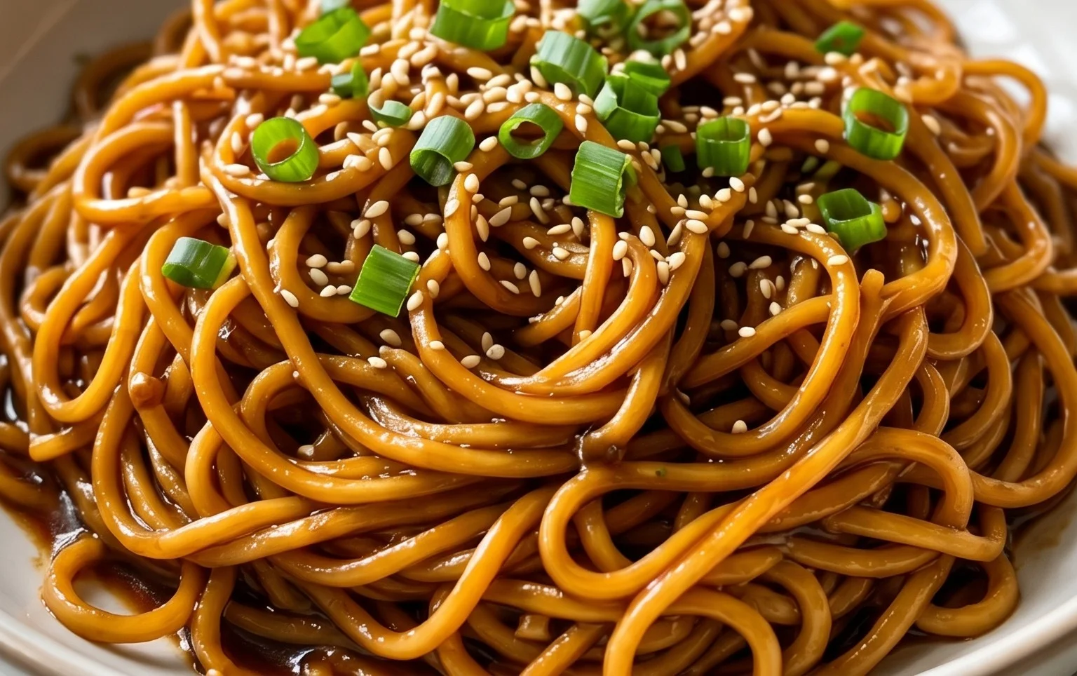 Easy Saucy Ramen Noodles