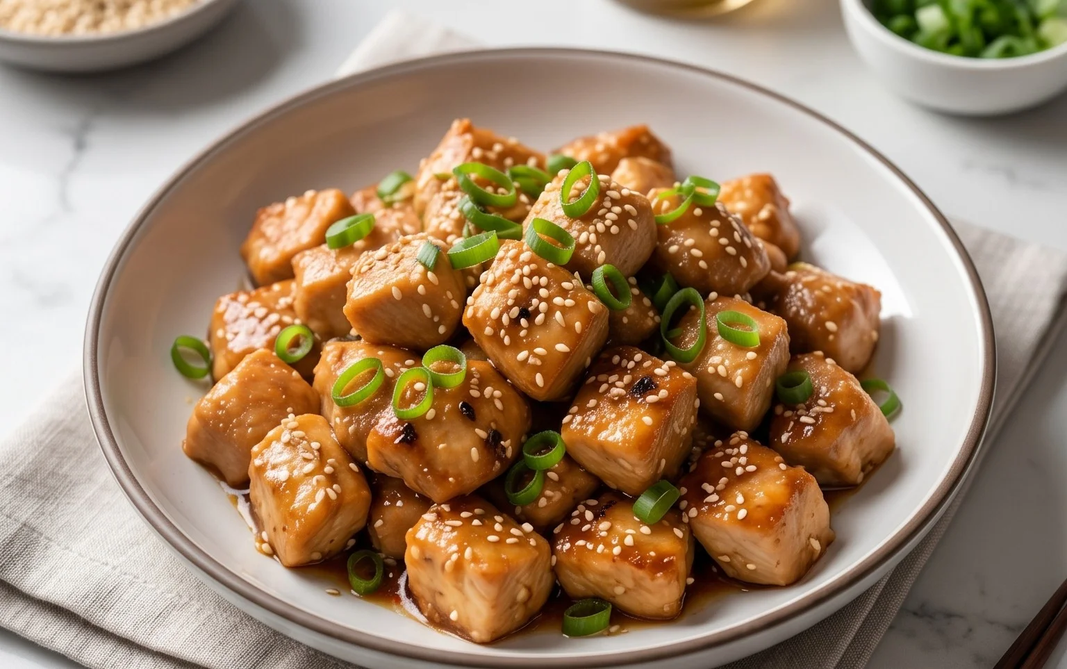 Healthy Sesame Chicken