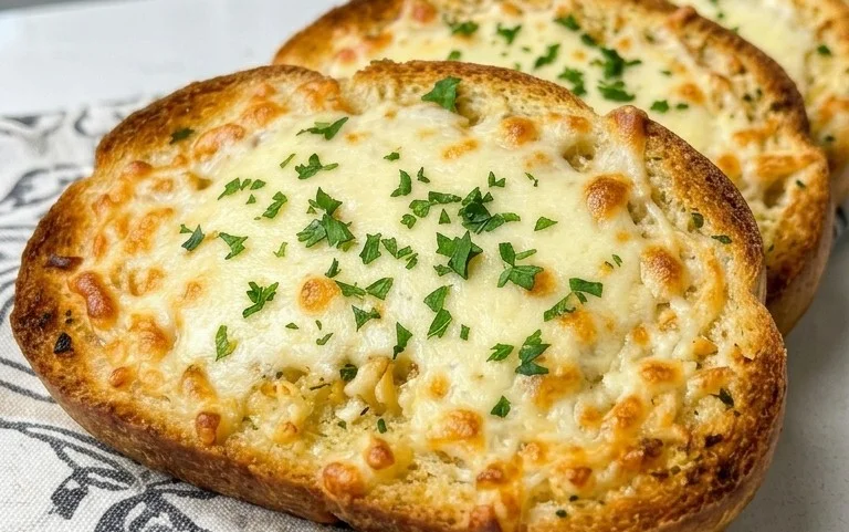 BEST CHEESY GARLIC BREAD RECIPE