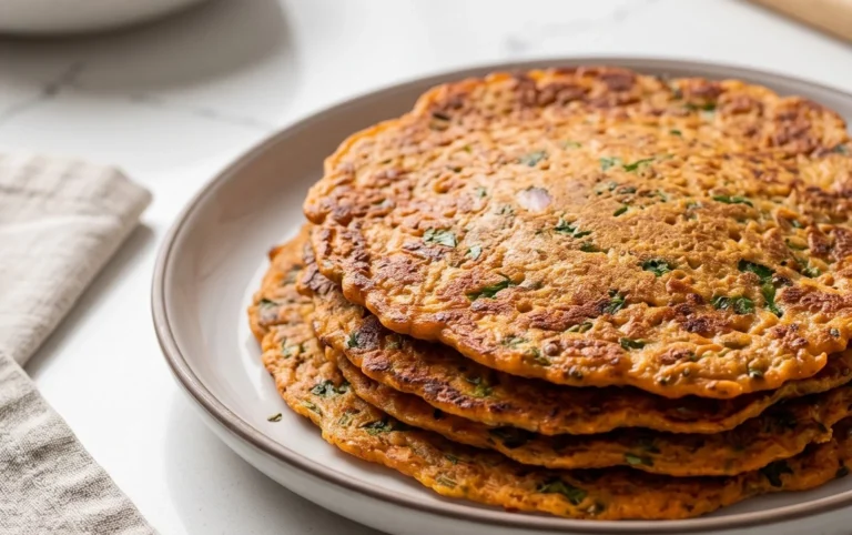 Masoor Dal Chilla | Savory Red Lentil Pancakes