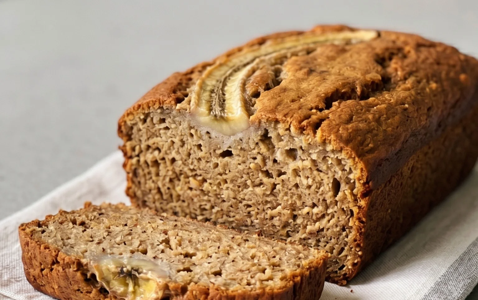 Healthy 5-Ingredient Flourless Banana Bread
