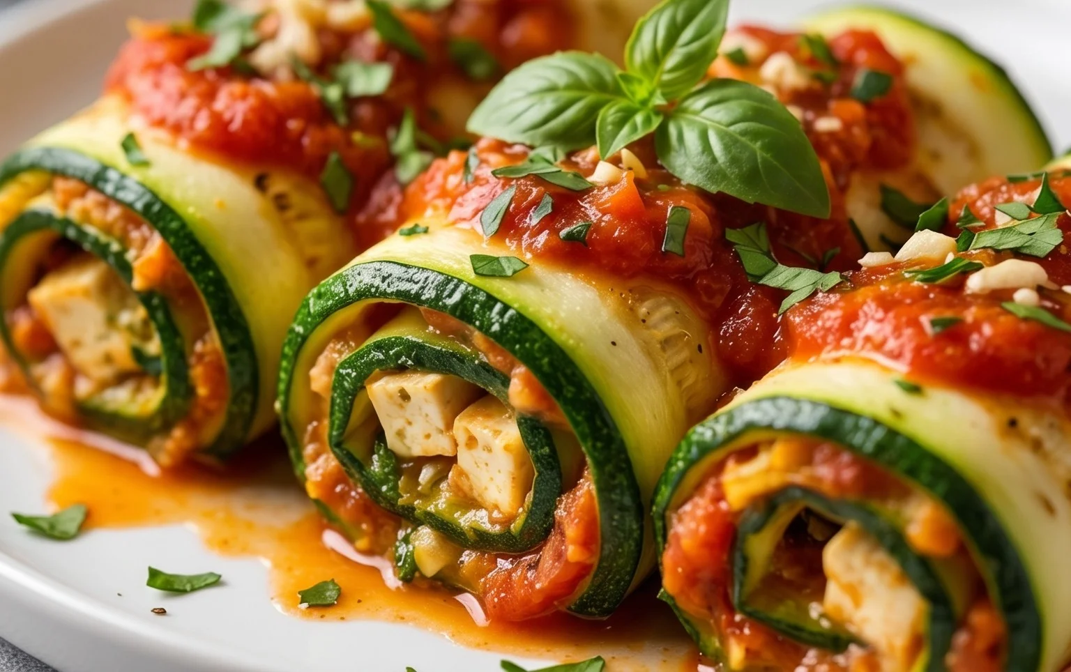 Vegan Zucchini Rollatini