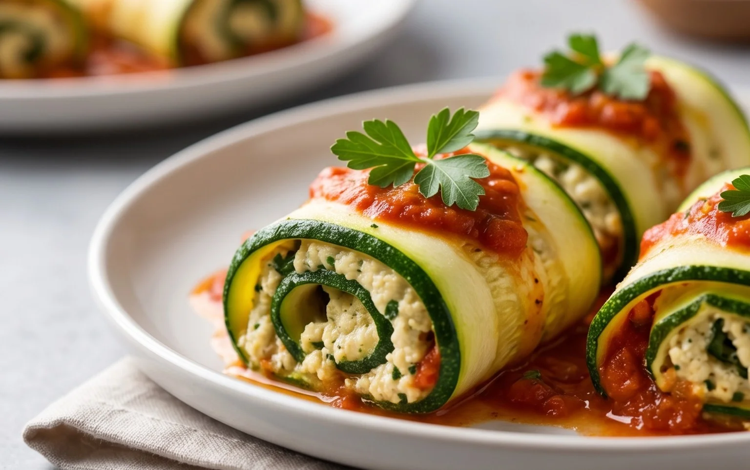 Vegan Zucchini Rollatini
