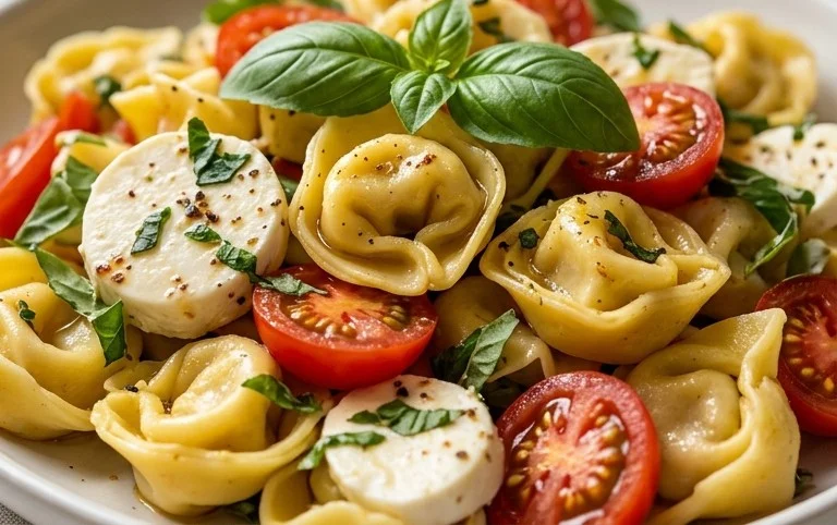 Tortellini Caprese Salad