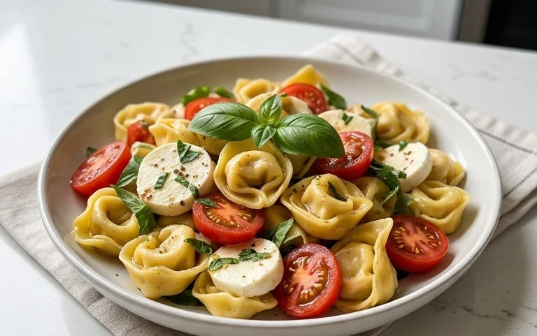 Tortellini Caprese Salad