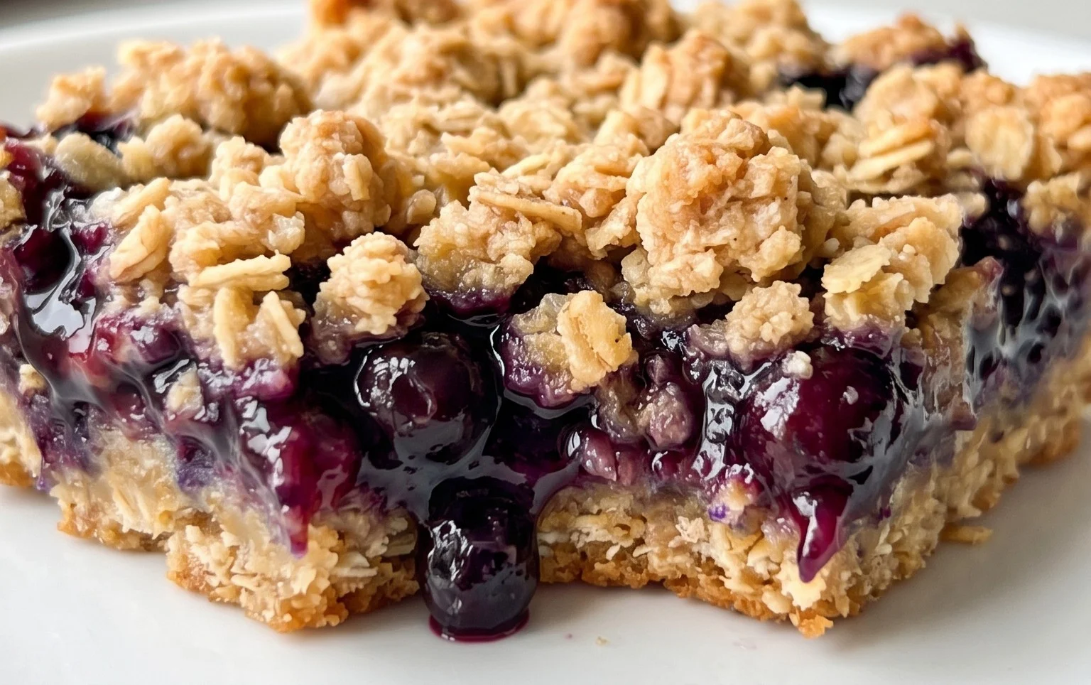 Blueberry Oatmeal Bars