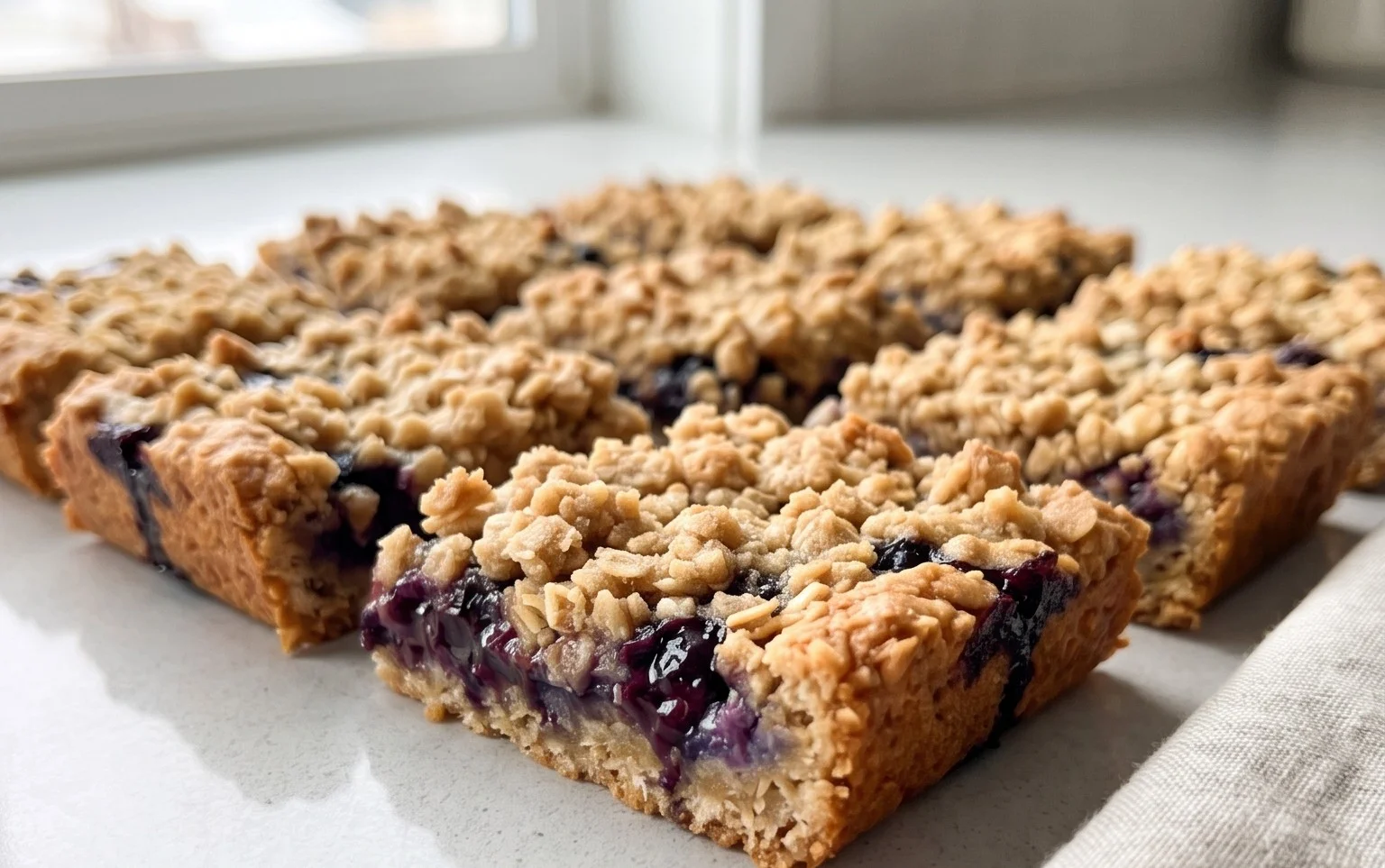 Blueberry Oatmeal Bars