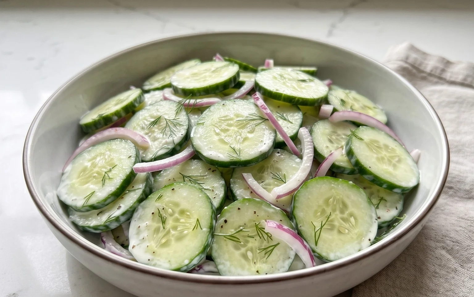Polish Cucumber Salad