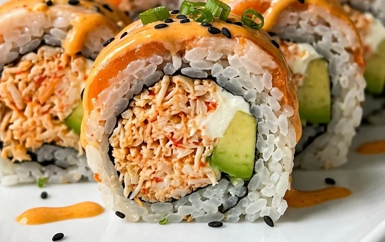 Kani Sushi (Spicy Crab Roll)