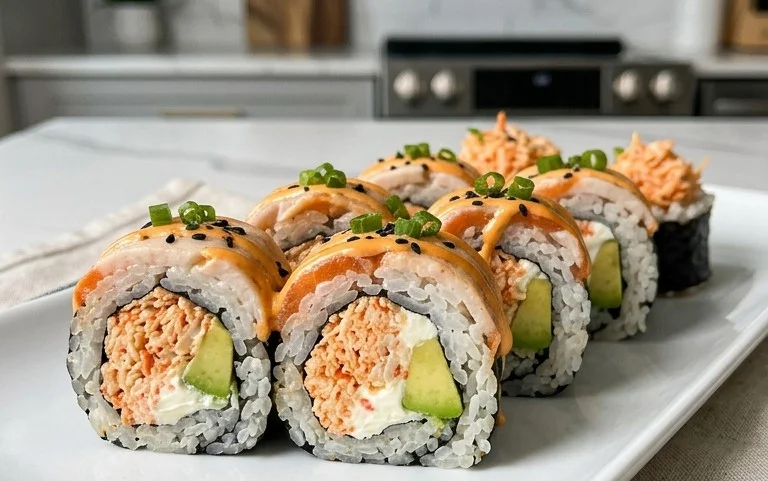Kani Sushi (Spicy Crab Roll)