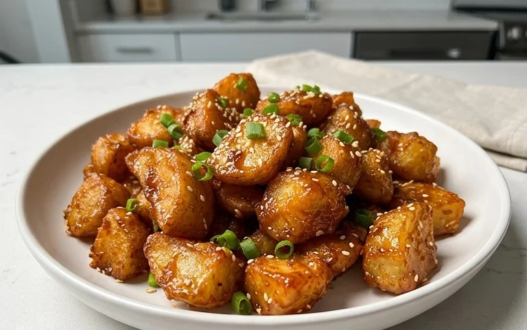 Crispy Honey Chilli Potatoes