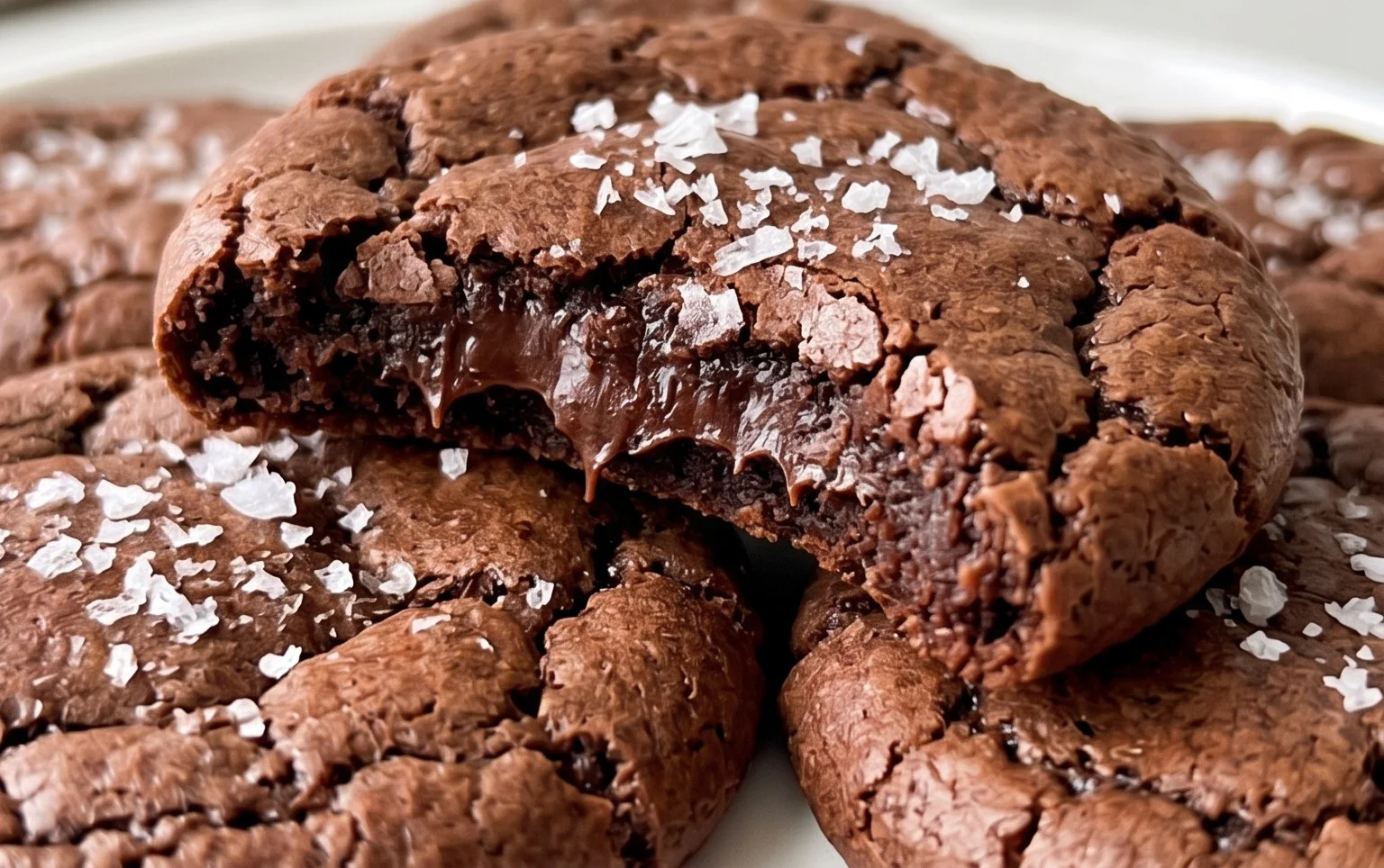 Salted Brownie Cookies