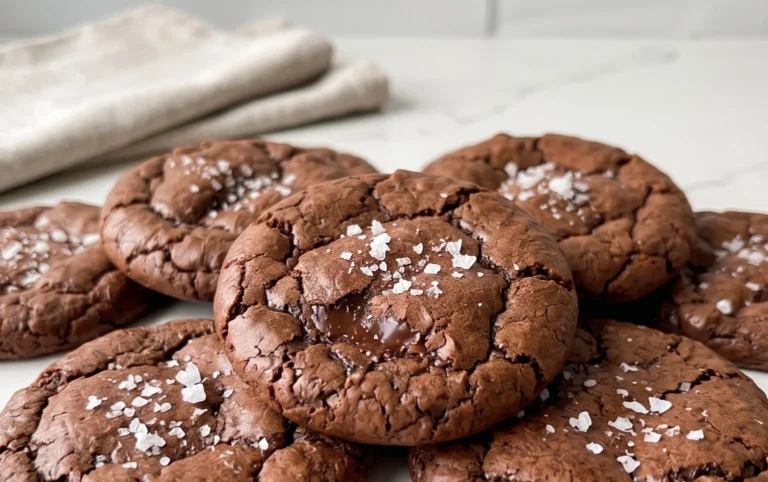 Salted Brownie Cookies