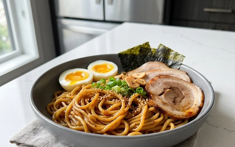 Easy Saucy Ramen Noodles