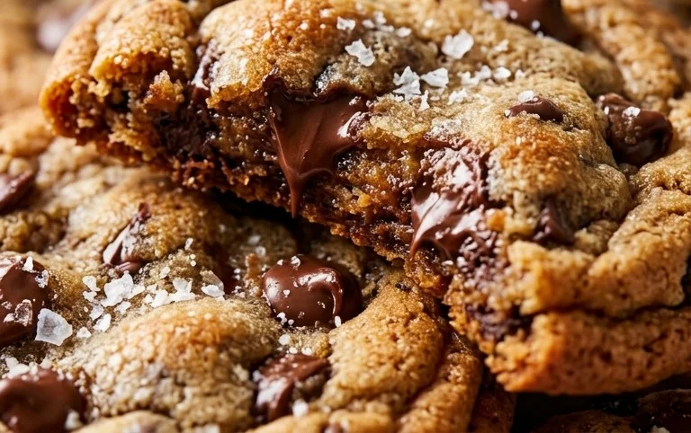 Crispy and Chewy Chocolate Chip Cookies