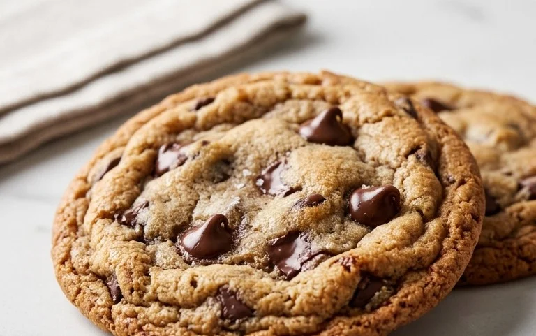 Crispy and Chewy Chocolate Chip Cookies